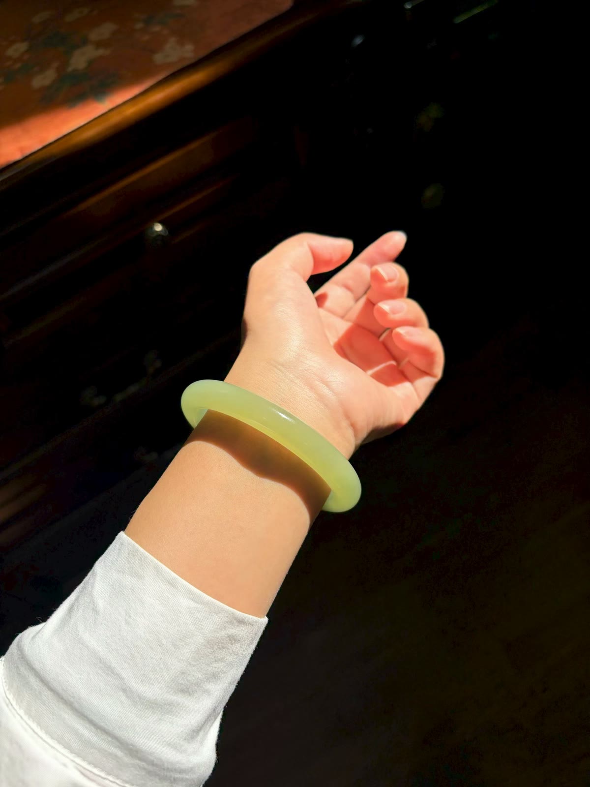Qingshui Jade Bangle